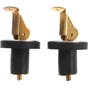 Boat Plug 3/4Inch Brass Boat Drain Plug Snap Handle Plug Deck Plug for Boat Marine (3/4inch-2) in Kuwait
