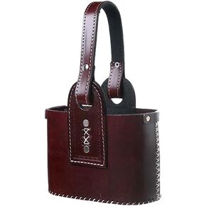 Argentinian Mate Bag Santafesina Model for Vacuum Bottle and Mate | Handmade Leather Handbag in Saudi Arabia
