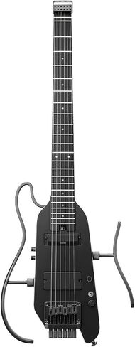 Donner HUSH X PRO Electric Guitar Kit - Smart Travel Guitar with Dozens of Preset Combinations, 7 Tone Sim Options, Black in Saudi Arabia