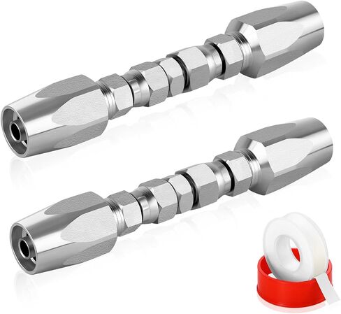مجموعة إصلاح خرطوم الهيدروليكية ، 1/4 "مجموعة إصلاح حقل الخراطيم الهيدروليكية ، 2pcs قابلة لإعادة الاستخدام للخدمة الثقيلة تجهيزات الصلب الكربوني المجلفن الثقيلة in Kuwait