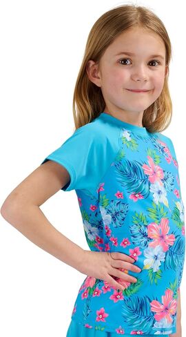 Lands 'end Kids Boys and Girls Swimwear UPF 50 Shirt Shirt Shirt Rash Guard (XXS-XL) in Saudi Arabia