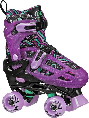 Roller Derby Falcon 2-in-1 Combo Quad and Inline Skates for Kids, Adjustable Sizing in Saudi Arabia