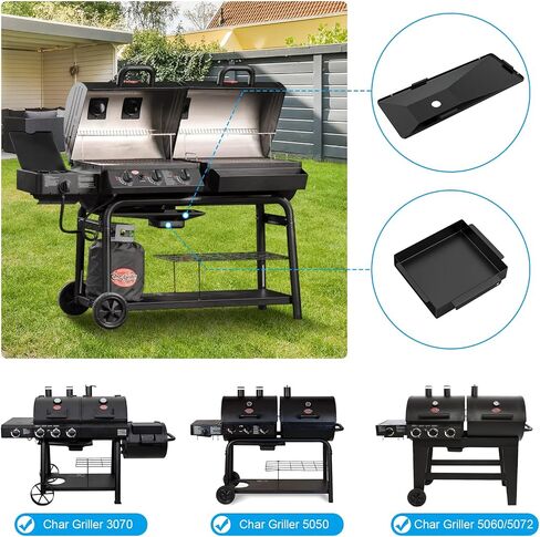 LS'BABQ D010021002 Grease Tray with Catch Pan for Monument Grills 4-Burner 17842 24367 35633 24633 13892 D010012072 Stainless Steel Grills Drip Pan Replacement Parts for Monument 41847NG 13478 25392 in Saudi Arabia