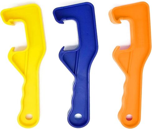 Plastic Bucket Lid Opener with Non-Slip,Grip Bucket Lid Opener Tool Professional Lifter/Remover Wrench for Home, Office & Industrial Use,Safely Open Paint, Chemical & Food Storage Containers（3 Pack) in Kuwait