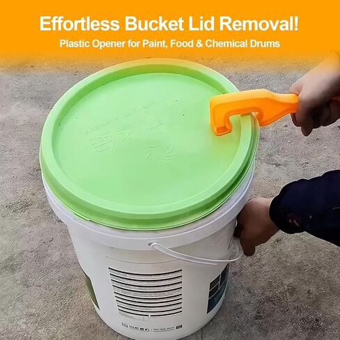 Plastic Bucket Lid Opener with Non-Slip,Grip Bucket Lid Opener Tool Professional Lifter/Remover Wrench for Home, Office & Industrial Use,Safely Open Paint, Chemical & Food Storage Containers（3 Pack) in Kuwait