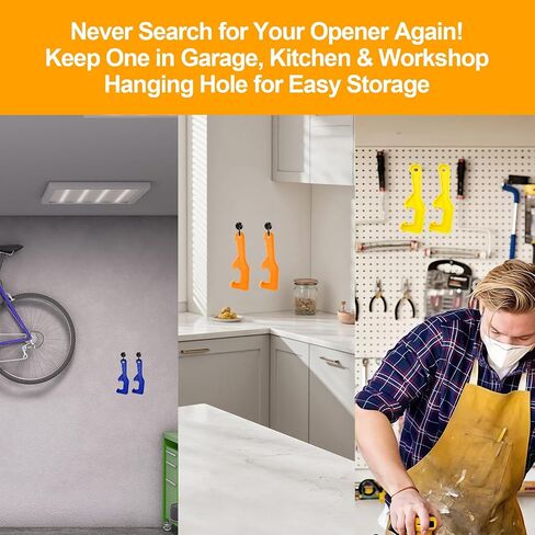 Plastic Bucket Lid Opener with Non-Slip,Grip Bucket Lid Opener Tool Professional Lifter/Remover Wrench for Home, Office & Industrial Use,Safely Open Paint, Chemical & Food Storage Containers（3 Pack) in Kuwait