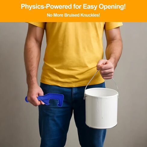Plastic Bucket Lid Opener with Non-Slip,Grip Bucket Lid Opener Tool Professional Lifter/Remover Wrench for Home, Office & Industrial Use,Safely Open Paint, Chemical & Food Storage Containers（3 Pack) in Kuwait