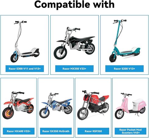24V Control Module Kit Replacement for Razor E200 E300 Electric Scooter MX350 Dirt Rocket Pocket Mod, E300 Speed Controller Upgrade Kit with On Off Switch Charger Port in Saudi Arabia