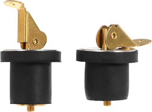 Boat Plug 3/4Inch Brass Boat Drain Plug Snap Handle Plug Deck Plug for Boat Marine (3/4inch-2) in Saudi Arabia