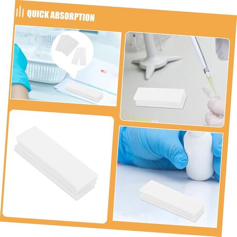 Cabilock 800 Sheets Water Absorption Paper for Chemistry Biology Experiments High Absorption Lab Filter Paper Microscope Cleaning Experiment in Saudi Arabia