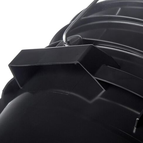 Hudson Exchange 7 جالون (2 عبوة) حاوية دلو كبيرة دلو مع غطاء قشر سهل ، فود درجة BPA خالية من HDPE ، أسود in Kuwait