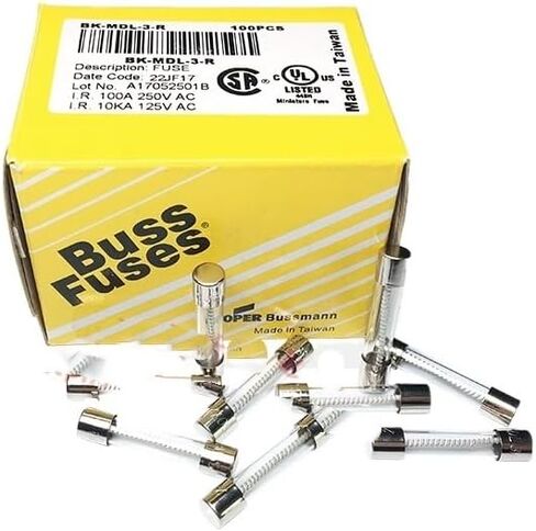 2 fuses MDL-1A 2A 3A 4A 5A 6A 7A 8A 10A 6 * 32MM250V/32V(MDL-1-R/1A) in Saudi Arabia