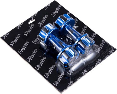 Advanblack Axion CNC-Machined Aluminum Saddlebag Security Knobs Motorcycle Saddlebag Locks for Harley Touring Street Glide Electra Glide Road Glide Softail (Black and Blue) in Saudi Arabia