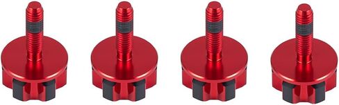Advanblack Axion CNC-Machined Aluminum Saddlebag Security Knobs Motorcycle Saddlebag Locks for Harley Touring Street Glide Electra Glide Road Glide Softail (Black and Blue) in Saudi Arabia