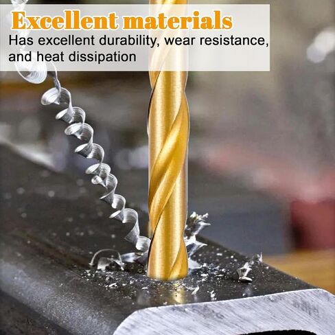 70 Pcs Titanium Drill Bits Micro Twist Drill Bit Set (0.3mm - 3mm) High Speed Steel Fully Ground Bits for Aluminum Copper Soft Alloy Steel Wood Plastic in Saudi Arabia