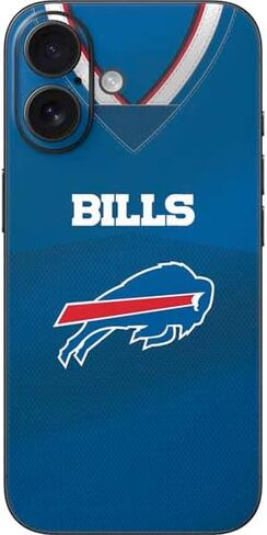Skinit Skinit Phone Skin متوافق مع iPhone 16 - تصميم NFL Buffalo المرخص رسميًا in Kuwait