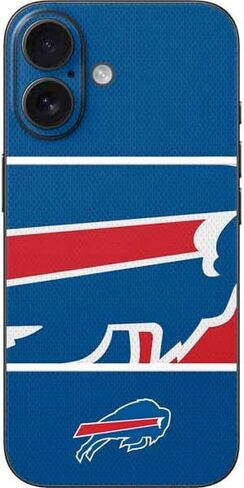 Skinit Skinit Phone Skin متوافق مع iPhone 16 - تصميم NFL Buffalo المرخص رسميًا in Kuwait