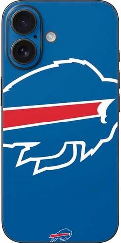Skinit Skinit Phone Skin متوافق مع iPhone 16 - تصميم NFL Buffalo المرخص رسميًا in Kuwait
