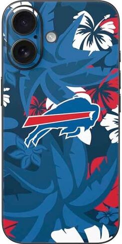Skinit Skinit Phone Skin متوافق مع iPhone 16 - تصميم NFL Buffalo المرخص رسميًا in Kuwait