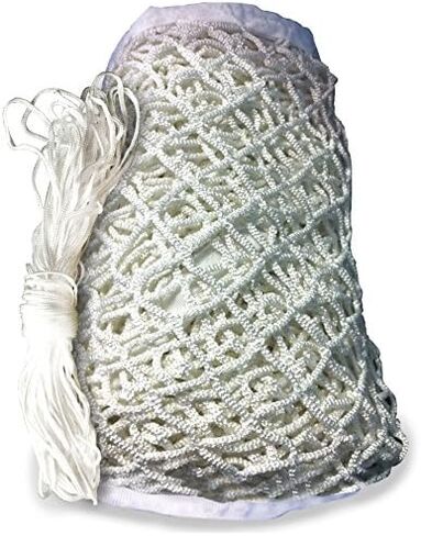 Predator Sports | 7mm White Lacrosse Goal Replacement Net | Fits 6 x 6 x7 Official Size Frames | Triple-Stitched for Longevity | Youth, High School, Collegiate-Level in Saudi Arabia