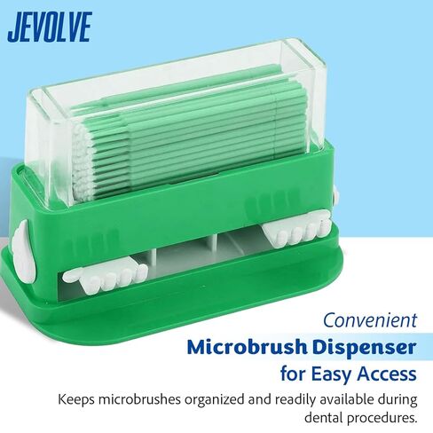 1PC Dental Grade Micro Applicator Tip Brush Dispenser with 1 Container by JEVOLVE | Dental Micro Brush Holder Organizer in Kuwait