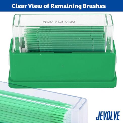 1PC Dental Grade Micro Applicator Tip Brush Dispenser with 1 Container by JEVOLVE | Dental Micro Brush Holder Organizer in Kuwait