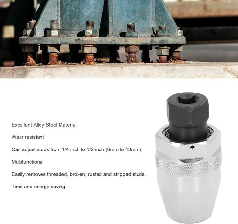 Stud Extractor Damaged and Stud Extractor Tool 6 to 13mm Stud Extraction Remover Tool with 3/8 Inch Interface in Saudi Arabia