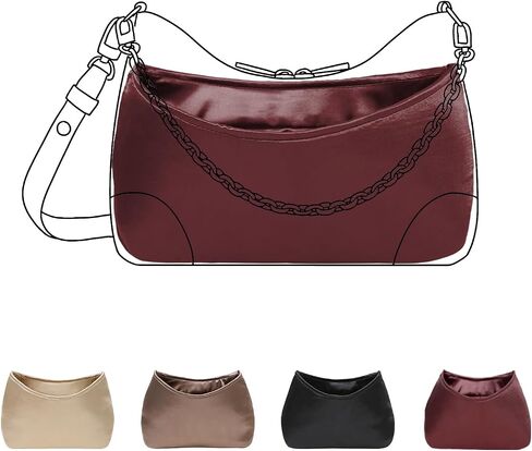 Luxury Silk Purse Organizer for Boulogne - Silky Smooth Handbag Insert with Hidden Zipper in Saudi Arabia