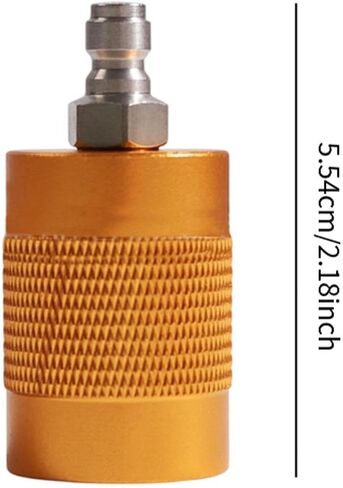 Yiju Scuba Diving Filling Valve 300Bar Diving Din Inflatable Adapter Heavy Duty Multiuse Sturdy 5/8 Internal Thread for Outdoor, Female in Saudi Arabia