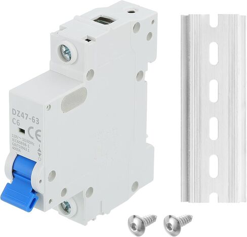 Meccanixity 1 PCS AC قاطع الدائرة المصغرة 1P 6A 110 فولت عزل DZ47-63 in Kuwait