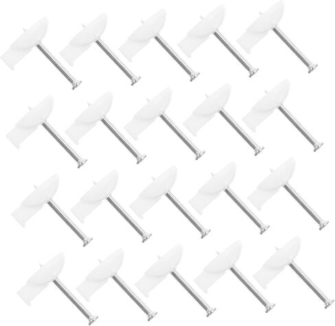AmoSfun 45pcs Drywall Scret Setter Pegboard Pervoard مسامير مع رأس مزخرف للتثبيت الآمن والتركيب الجاف والجدران بدون جهد in Saudi Arabia