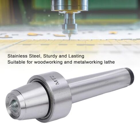 MT2 Live Tailstock Center Cup and Point Tip ، كأس المخرطة الحية مع كرة محفوفة بالمخروطات المصنوعة من الفولاذ المقاوم للصدأ كأس Live Center لأعمال الخشب المعدنية بدون مخرطة Tailstock in Kuwait