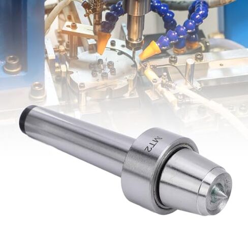 MT2 Live Tailstock Center Cup and Point Tip ، كأس المخرطة الحية مع كرة محفوفة بالمخروطات المصنوعة من الفولاذ المقاوم للصدأ كأس Live Center لأعمال الخشب المعدنية بدون مخرطة Tailstock in Kuwait