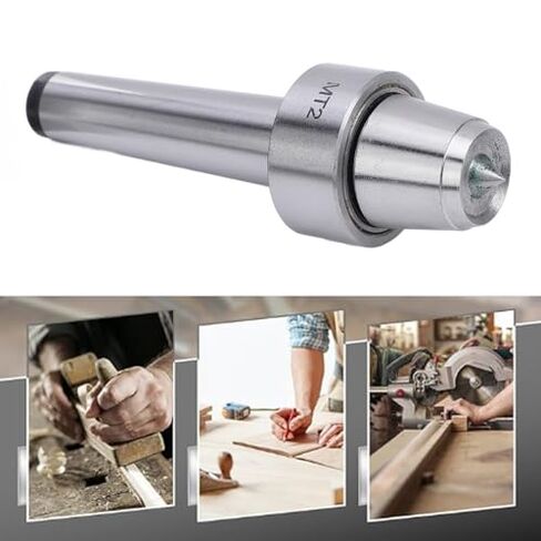 MT2 Live Tailstock Center Cup and Point Tip ، كأس المخرطة الحية مع كرة محفوفة بالمخروطات المصنوعة من الفولاذ المقاوم للصدأ كأس Live Center لأعمال الخشب المعدنية بدون مخرطة Tailstock in Kuwait