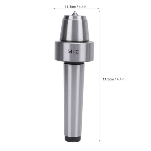 MT2 Live Tailstock Center Cup and Point Tip ، كأس المخرطة الحية مع كرة محفوفة بالمخروطات المصنوعة من الفولاذ المقاوم للصدأ كأس Live Center لأعمال الخشب المعدنية بدون مخرطة Tailstock in Kuwait
