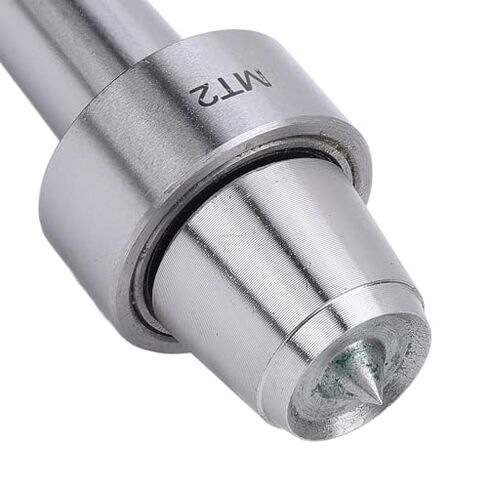 MT2 Live Tailstock Center Cup and Point Tip ، كأس المخرطة الحية مع كرة محفوفة بالمخروطات المصنوعة من الفولاذ المقاوم للصدأ كأس Live Center لأعمال الخشب المعدنية بدون مخرطة Tailstock in Kuwait