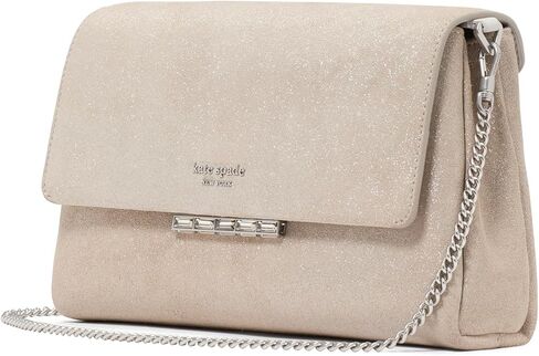 kate spade new york Grace Pearl Embellished Satin Clutch, Black in Saudi Arabia