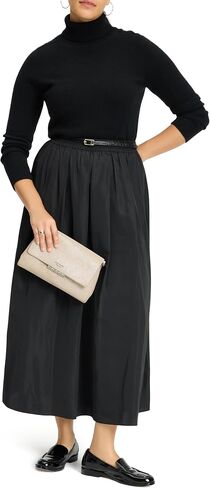 kate spade new york Grace Pearl Embellished Satin Clutch, Black in Saudi Arabia