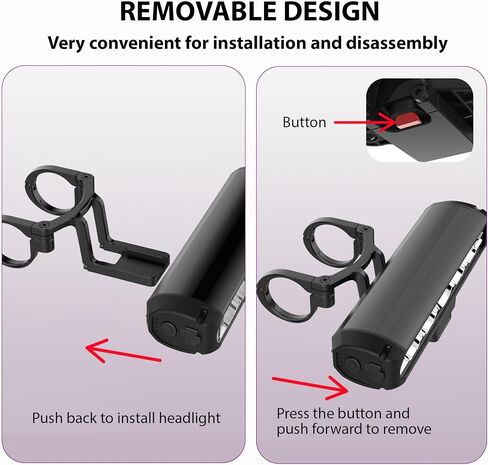 Super Bright Bike Lights for Night Riding, High Lumen Bicycle Light Front and Rear, USB C Rechargeable Bike Headlight and Tail Light Set, LED Bar Light for MTB Mountain Road Bicycle in Kuwait