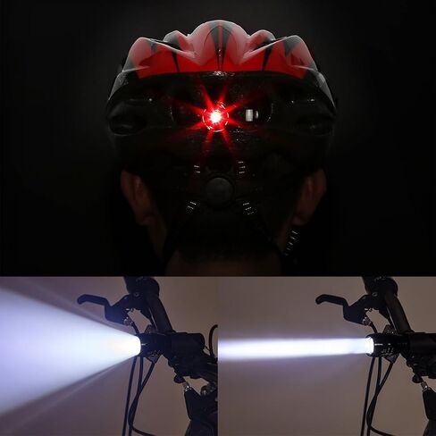Front Light LED Bike Bicycle Cycle 1 Pair Zoomable Torch Front Light and Bicycle Rear Light Set in Saudi Arabia