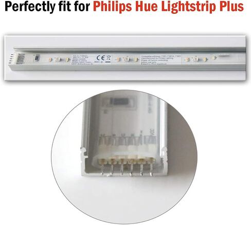 LED Aluminum Channel Wide 2m/6.6ft, Aluminum Profile 10-Pack with Complete Mounting Accessories for up to 16mm LED Strip Light, Perfectly Suit for 16mm LightStrip … in Saudi Arabia