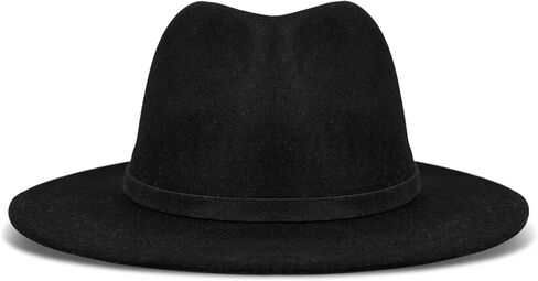 Lucky Brand Women's Wool Fedora Wide Brim Adjustable Hat with Faux Suede Tie (One Size Fits Most), Olive in Saudi Arabia