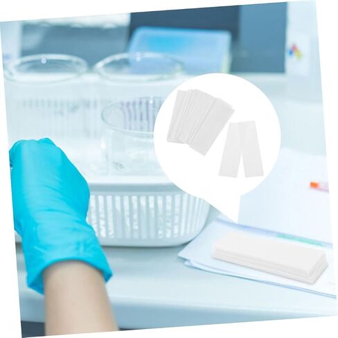 HEALLILY 100pcs High Transparency Chromatography Paper Strips Lab Filter Paper for Microscope Cleaning Biology Experiments in Saudi Arabia