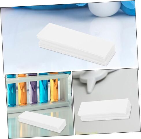 HEALLILY 100pcs High Transparency Chromatography Paper Strips Lab Filter Paper for Microscope Cleaning Biology Experiments in Saudi Arabia