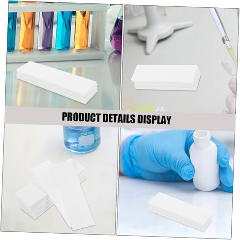 HEALLILY 100pcs High Transparency Chromatography Paper Strips Lab Filter Paper for Microscope Cleaning Biology Experiments in Saudi Arabia