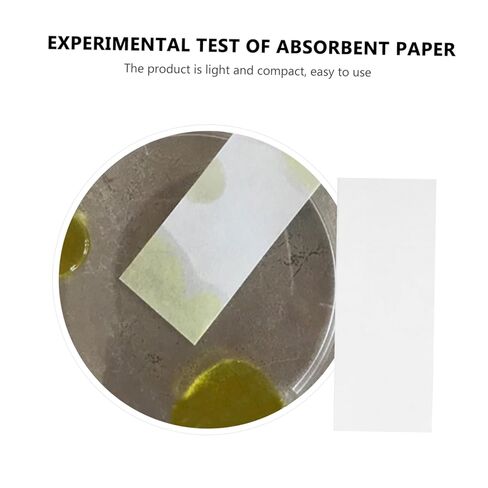 Pretyzoom 500pcs ورقة النشاف العلمي للمواد التنظيف لشرائح الورق الحبر امتصاص الحبر in Kuwait