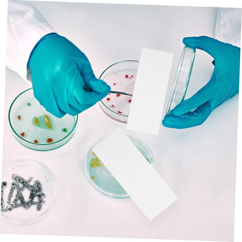 Pretyzoom 500pcs ورقة النشاف العلمي للمواد التنظيف لشرائح الورق الحبر امتصاص الحبر in Kuwait