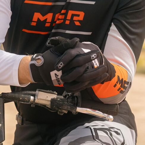 MSR™ Axxis Proto MTB Mountain Bike Dirt Bike Motocross MX BMX Outdoor Sports ATV UTV Powersports Riding Gloves for Men and Women X-Large White in Saudi Arabia