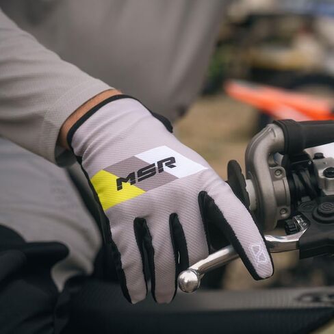 MSR™ Axxis Proto MTB Mountain Bike Dirt Bike Motocross MX BMX Outdoor Sports ATV UTV Powersports Riding Gloves for Men and Women X-Large White in Saudi Arabia