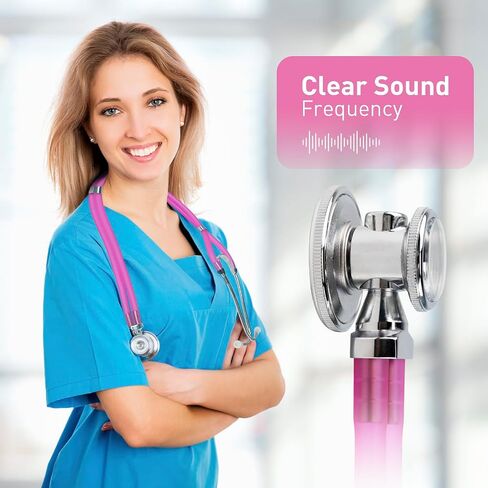 Scian 13 Pcs Stethoscope Case Kits, Supplies Inclued, Perfect Nurse Gift Stethoscope Holder for Nurse Medical Student, Pink Portable First Aid Kit Bag with Medical Scissor, Nurse Accessories for Work in Kuwait